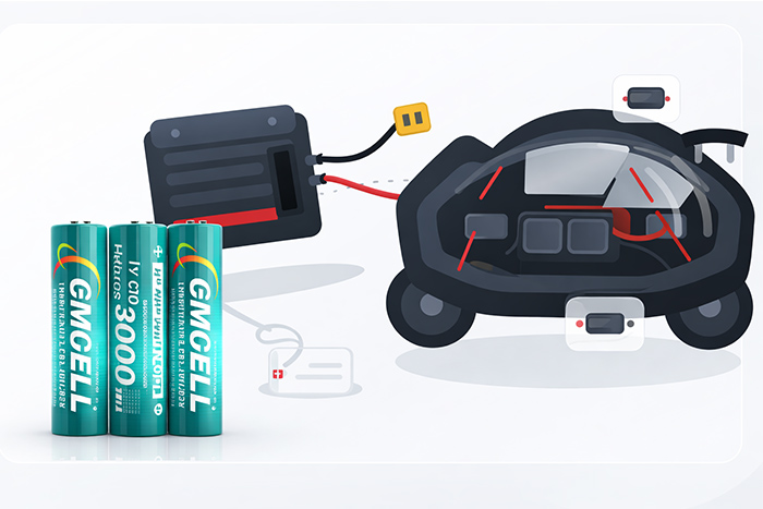 RC car battery pack application