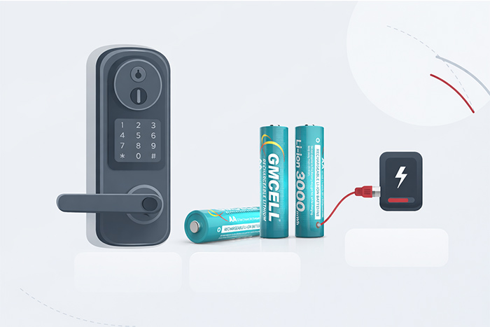 Smart lock battery pack application