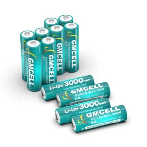 GMCELL Li-ion 3000mWh 1.5V AA Rechargeable Lithium Battery