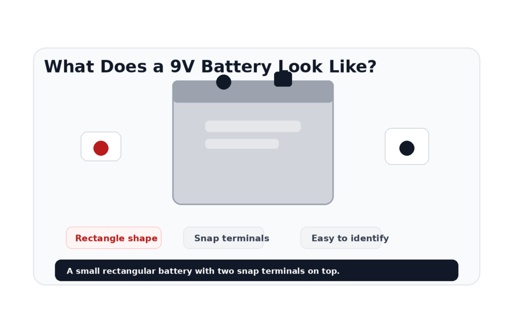 What Does a 9V Battery Look Like?