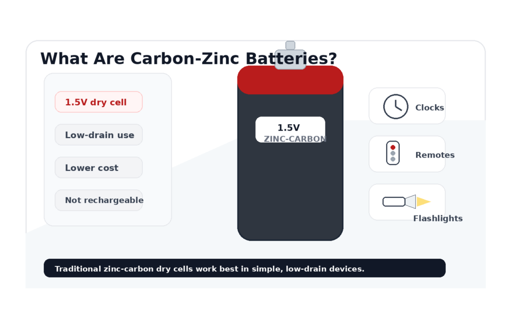What Are Carbon-Zinc Batteries？