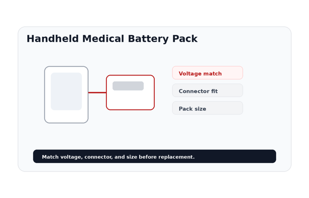 NiMH Battery Pack for Handheld Medical Instruments