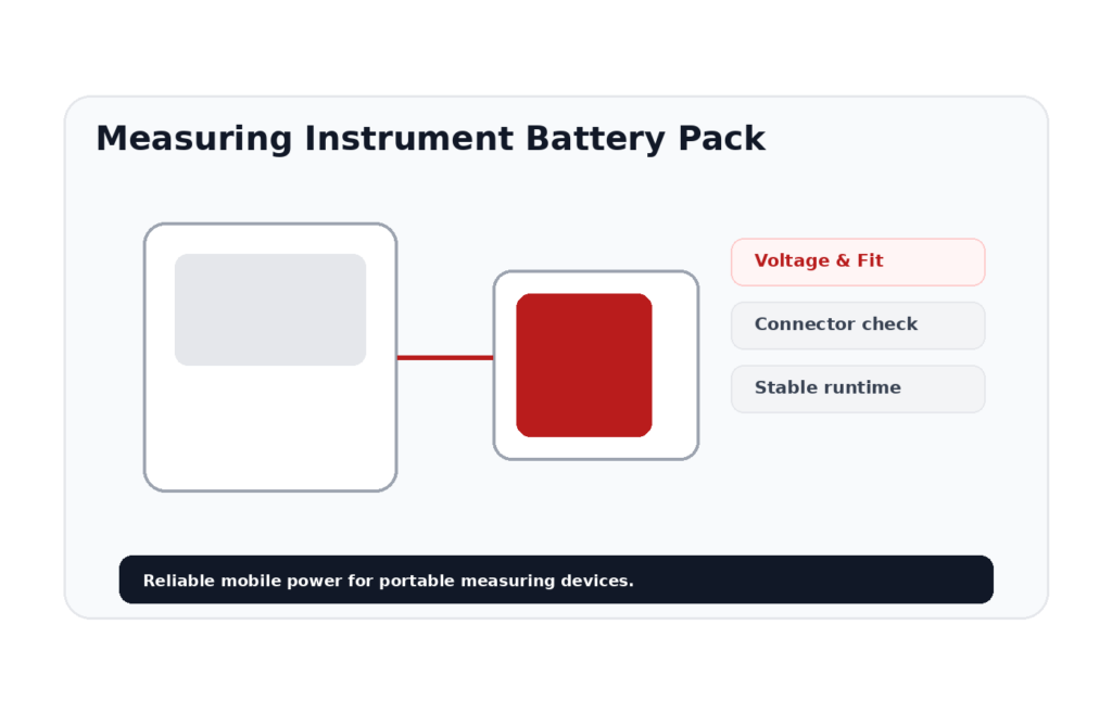 Measuring Instrument Battery Pack
