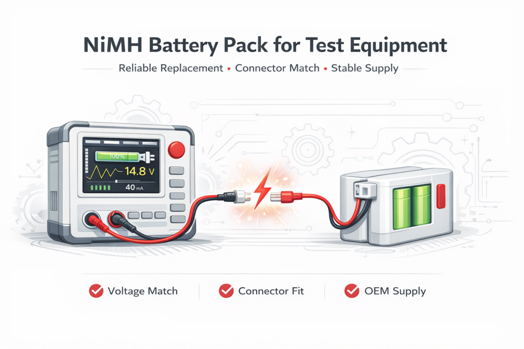 NiMH Battery Pack for Test Equipment