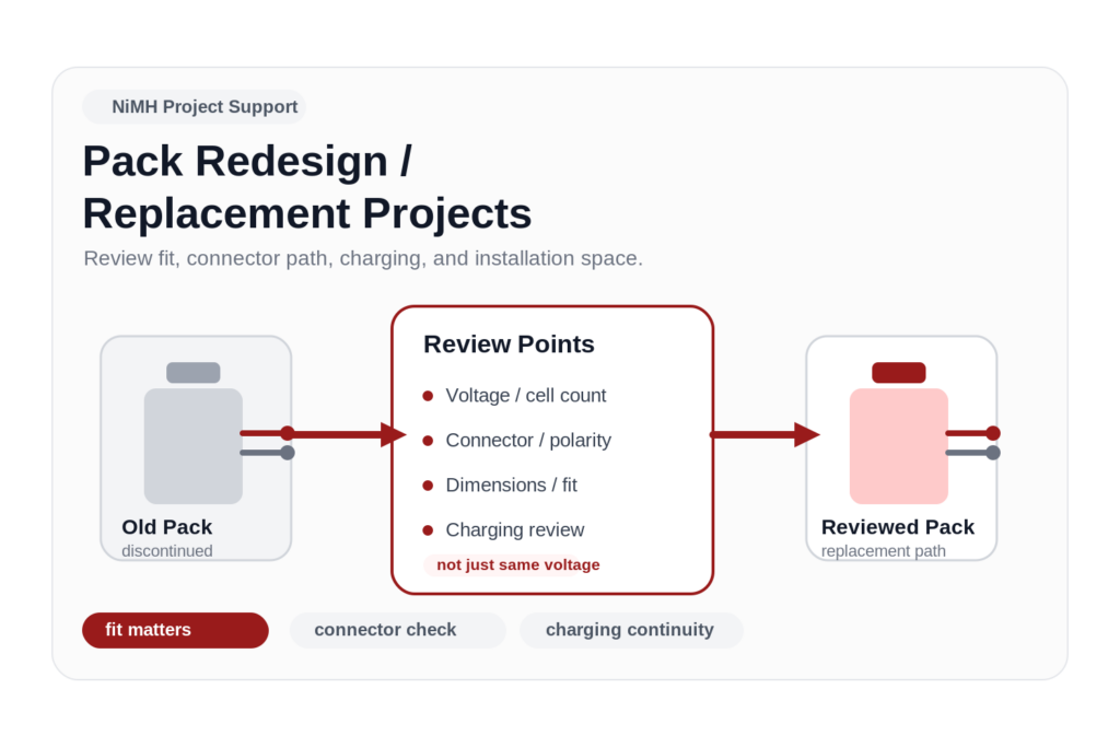 NiMH Pack Redesign / Replacement Projects