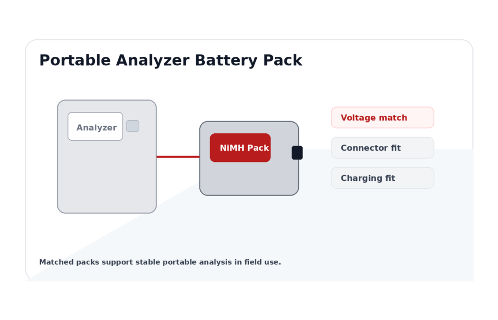 Portable Analyzer Battery Pack Supply & Replacement