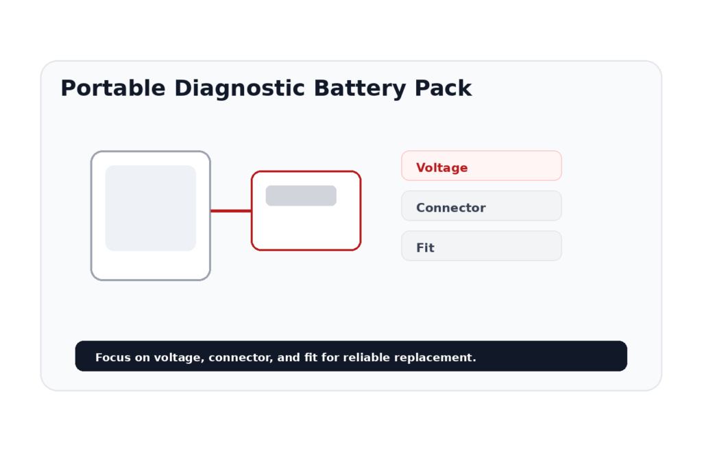 NiMH Battery Pack for Portable Diagnostic Devices