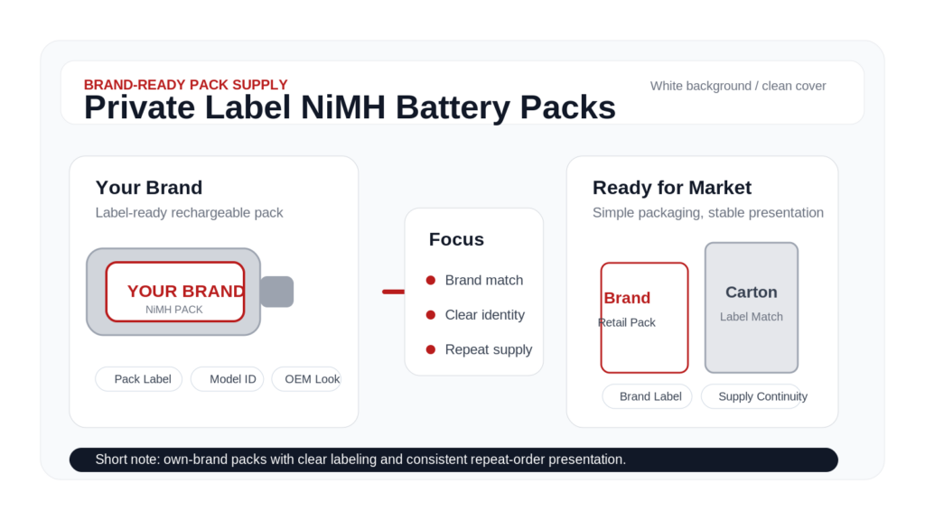 Private Label NiMH Battery Packs