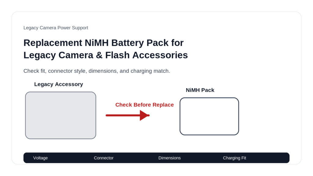 Legacy Camera / Flash Accessory Replacement Pack