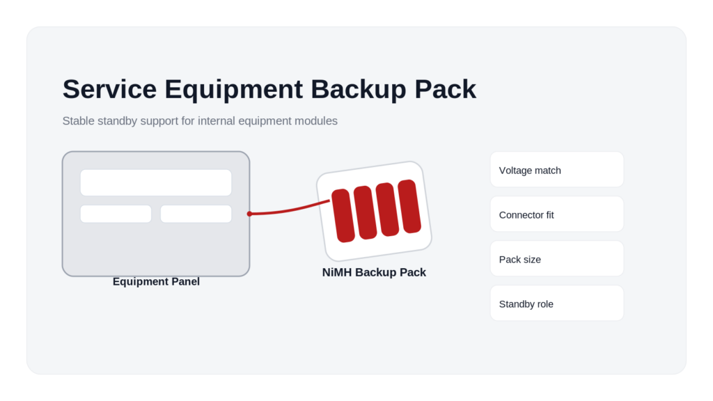 NiMH Professional System Backup Packs