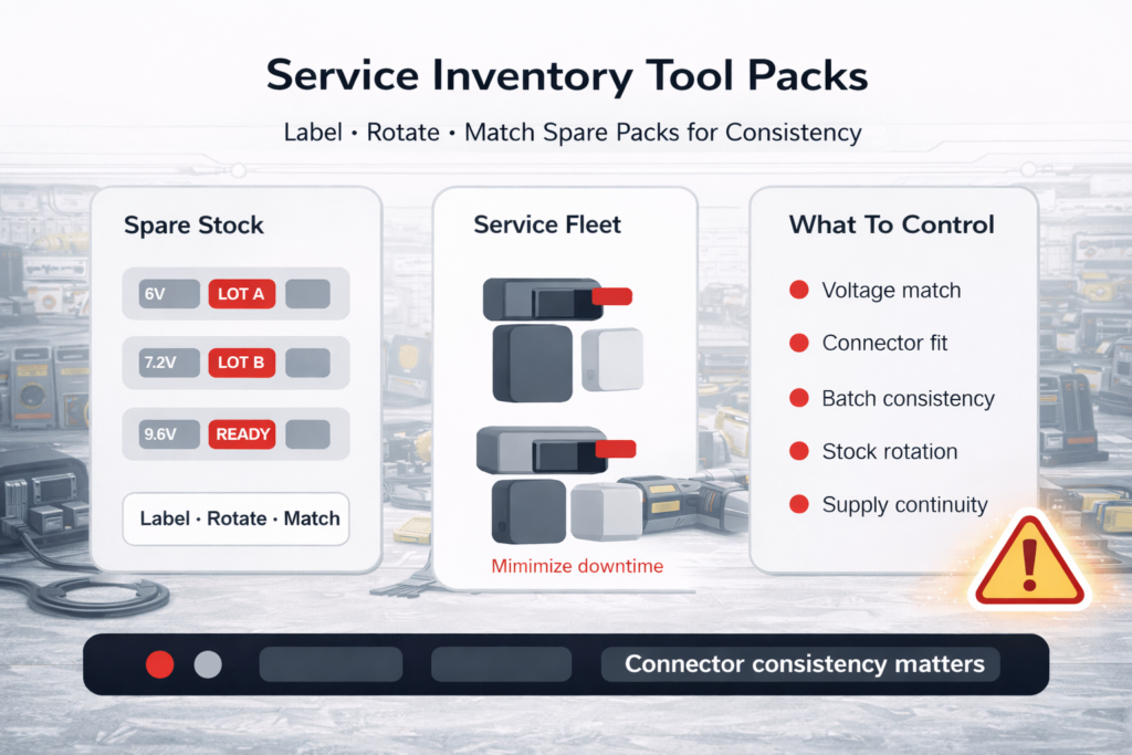 NiMH Battery Pack for Service Inventory Tool Packs