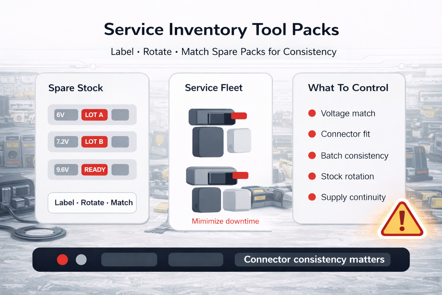 Service Inventory Tool Battery Packs Guide