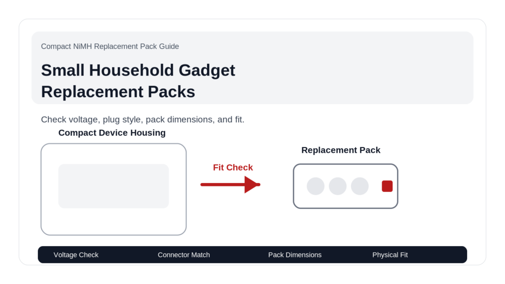 Small Household Gadget Replacement Packs