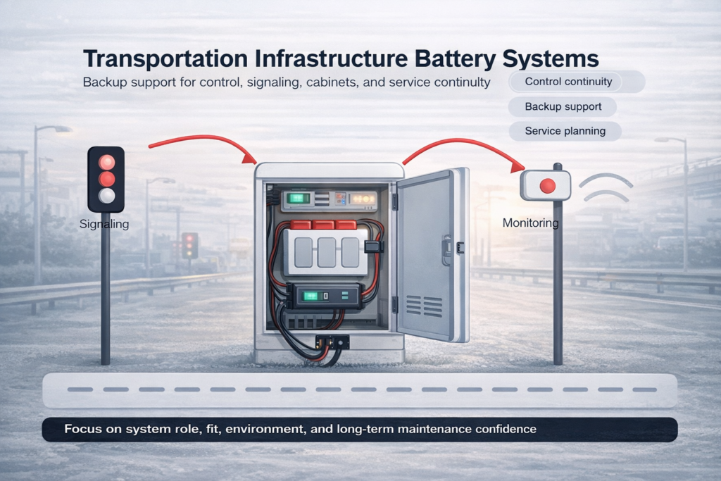 Transportation Infrastructure Battery Systems
