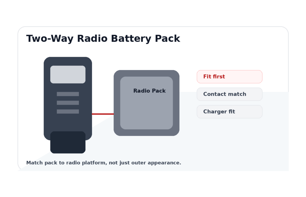 Two-Way Radio Battery Pack