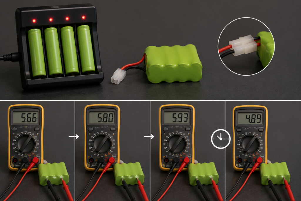 What Is the Full Charge Voltage of a 4.8V NiMH Battery?