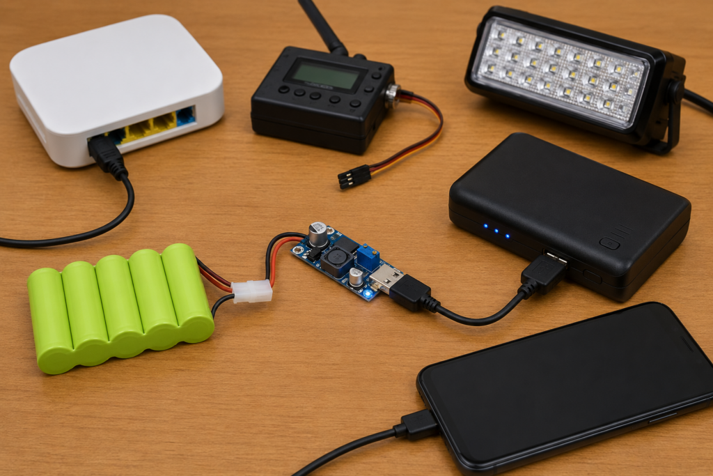 Can a 4.8V NiMH Battery Power USB Devices?