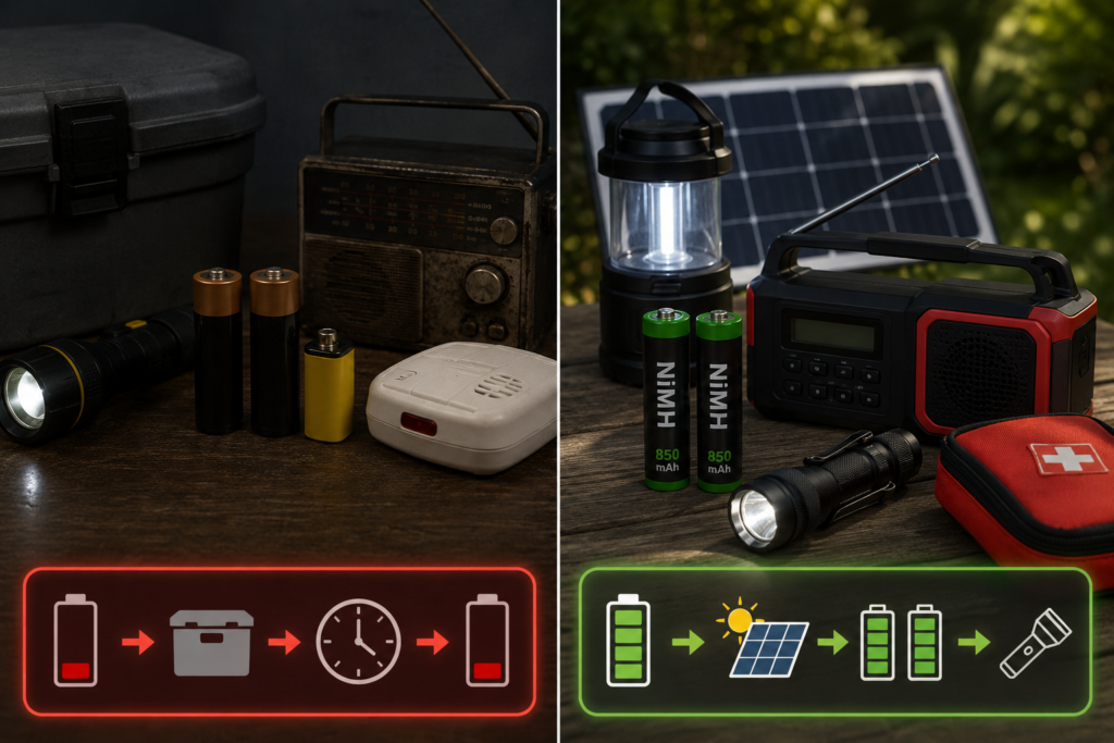 Are 850mAh AAA NiMH Batteries Good for Emergencies?