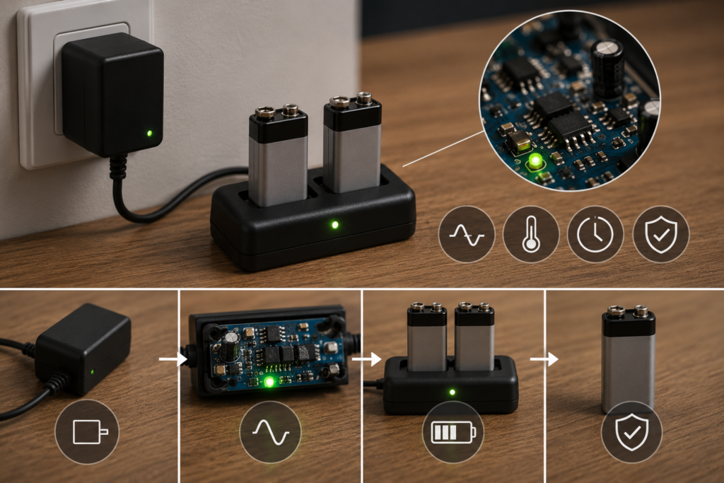 9V NiMH Battery Charger Circuit Guide