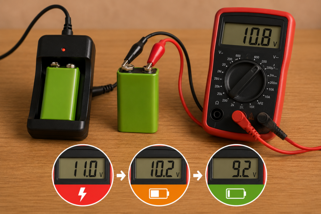 9V NiMH Battery Charging Voltage Explained
