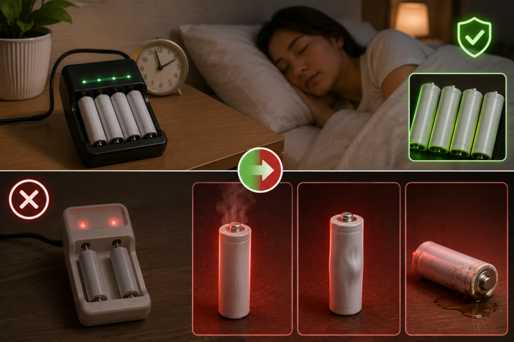Are NiMH Batteries Safe to Charge Overnight?