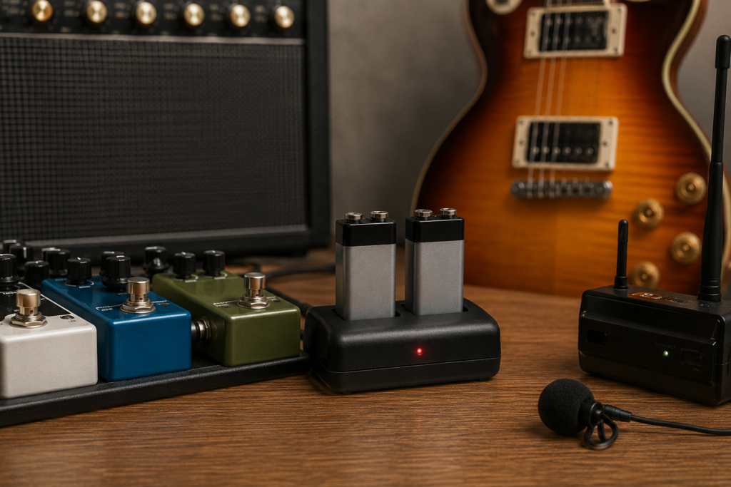 Best 9V Rechargeable Battery for Guitar Pedals