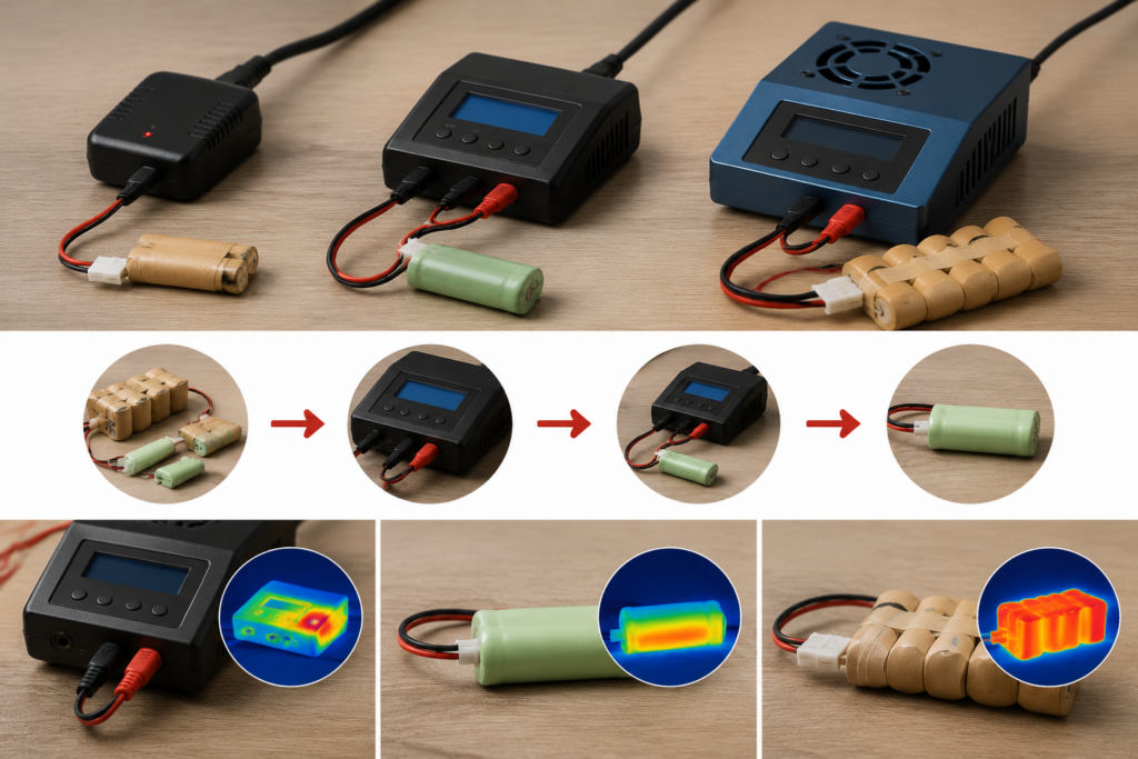 Best Chargers for NiMH Battery Packs & 4.8V Chargers