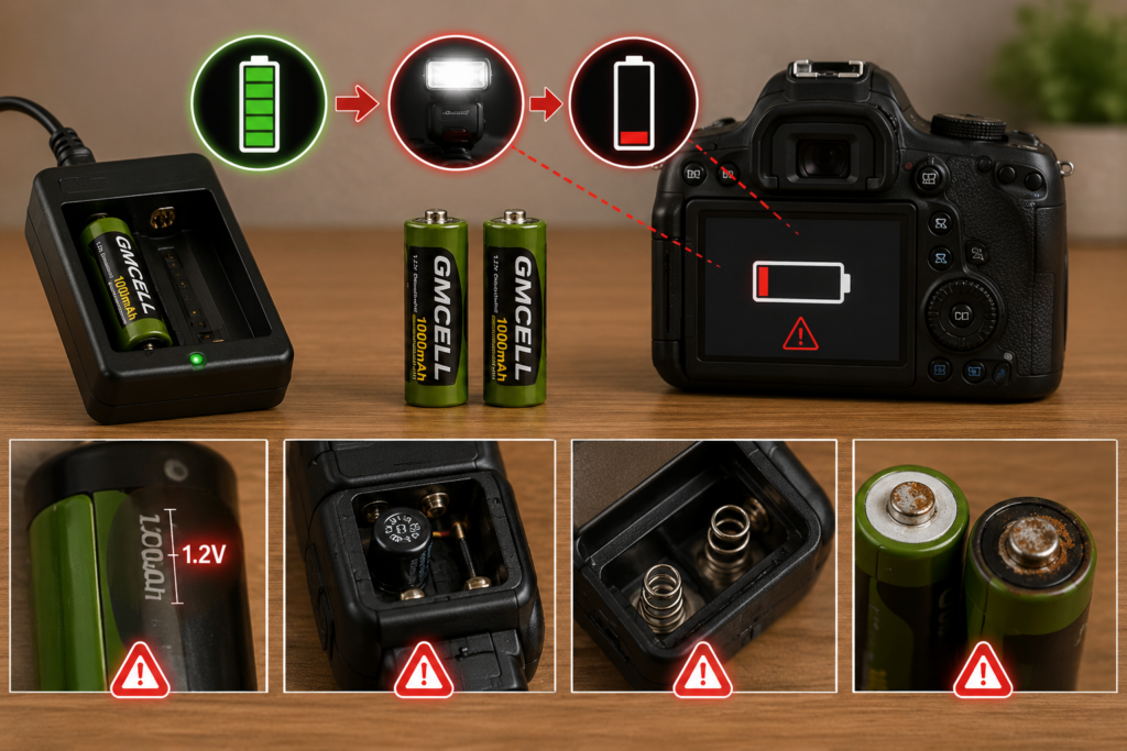 Why Cameras Say Battery Empty with Charged NiMH