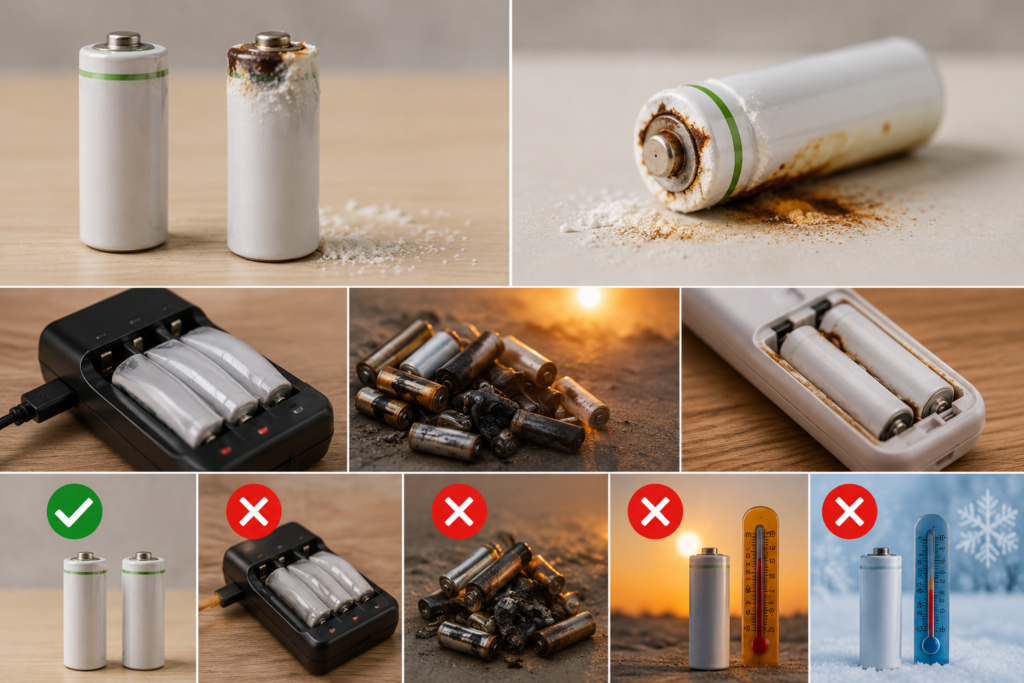 Do NiMH Batteries Leak? Causes, Signs & Prevention