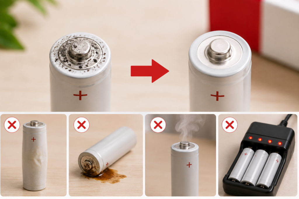 Gray Spots on NiMH Batteries: Causes, Safety, and Fixes