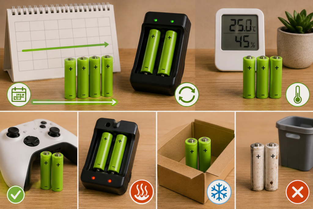 How Long Do Rechargeable AA NiMH Batteries Last?