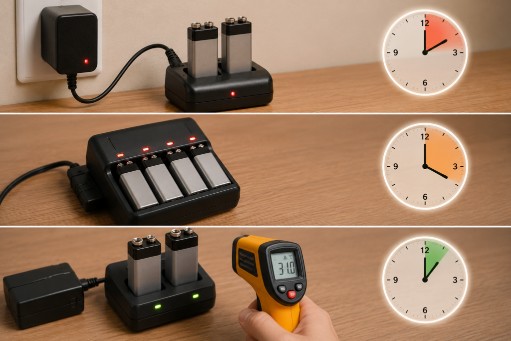 How Long to Charge a 9V NiMH Battery?