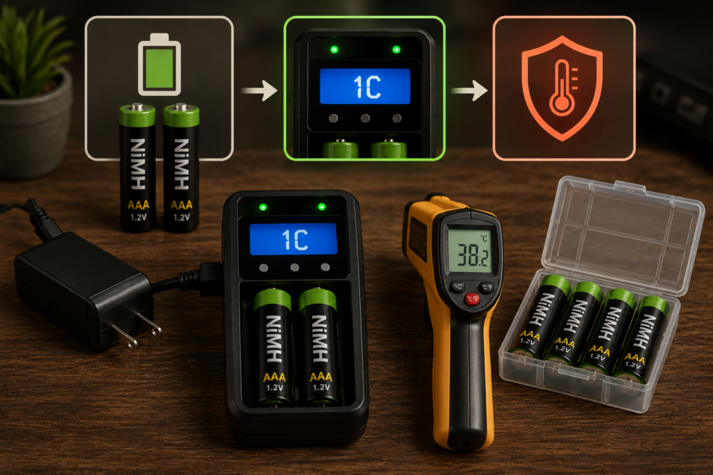 Is 1C Charging Safe for NiMH Batteries?