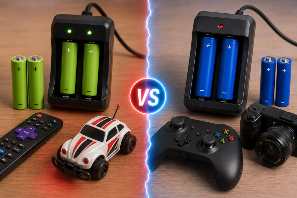 Is NiMH the Same as Lithium-Ion AA Batteries?