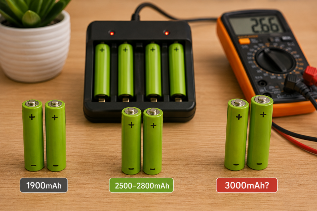 What Is the Maximum Capacity of a NiMH AA Battery?