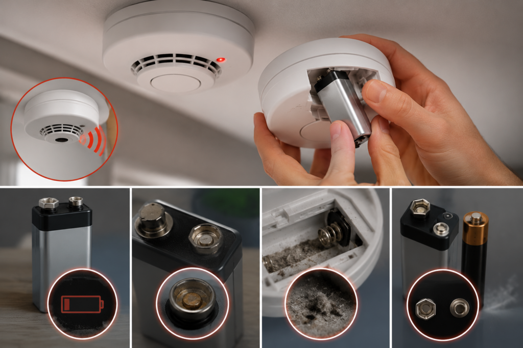 Why Do Smoke Detectors Chirp with New Batteries?