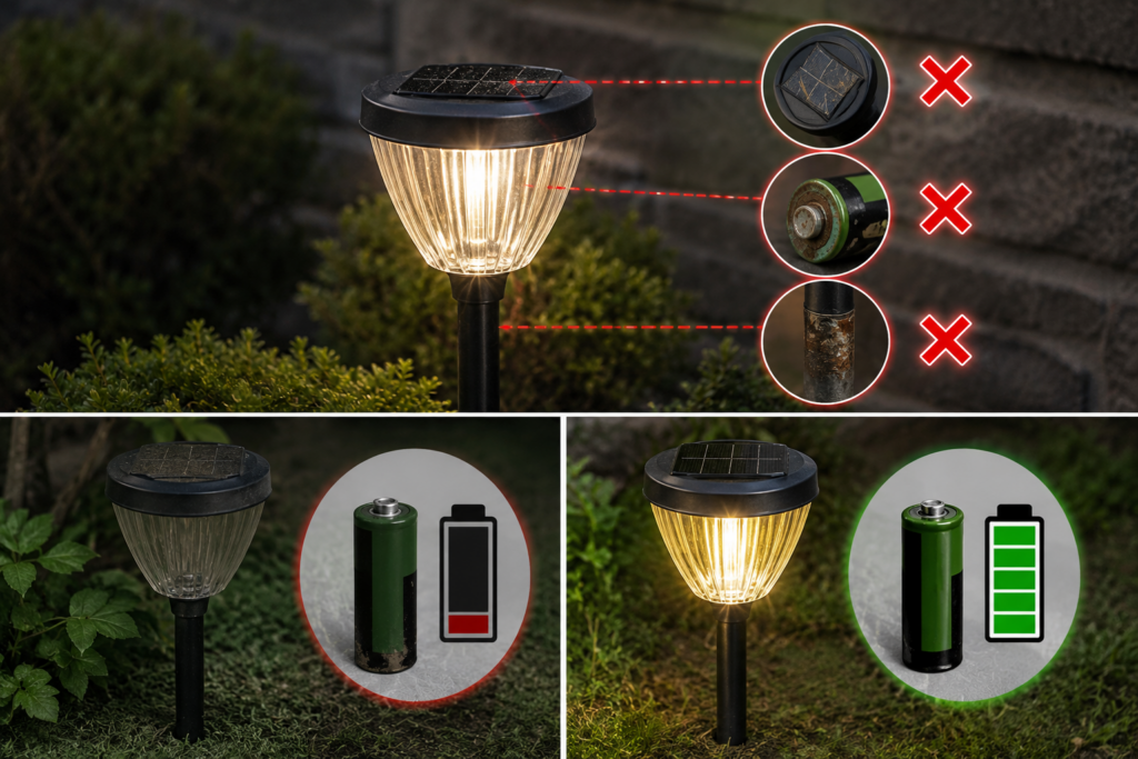 Why Do Solar Lights Stop Working with Rechargeable Batteries?
