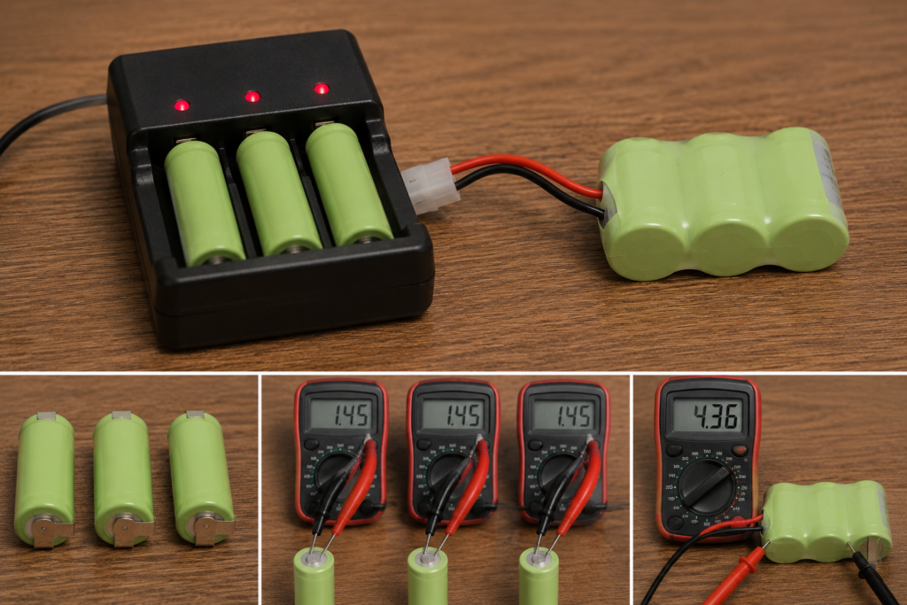 What Voltage Does a 3.6V NiMH Battery Reach When Charged?