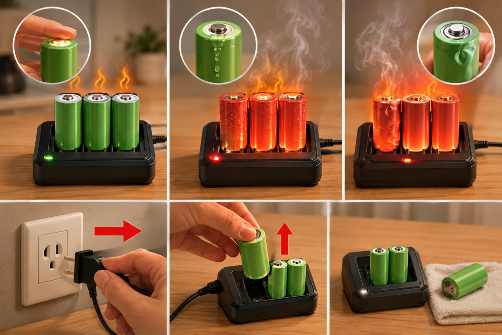 Why Do NiMH C Batteries Get Hot While Charging?