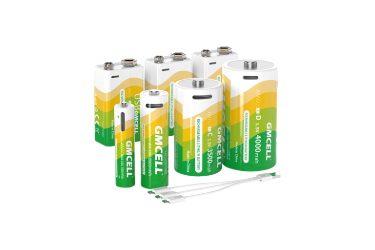 USB-Lithium AA / AAA Batterien