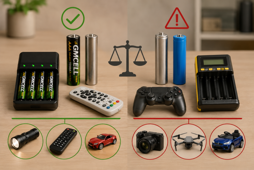 Difference Between NiMH and Lithium-Ion Batteries