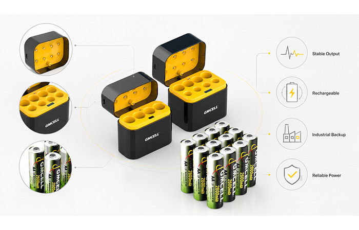NiMH battery packs supporting reliable industrial power systems, control equipment, medical devices, security systems and embedded electronics