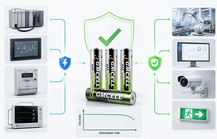 How NiMH batteries improve industrial power stability through stable voltage and reliable performance