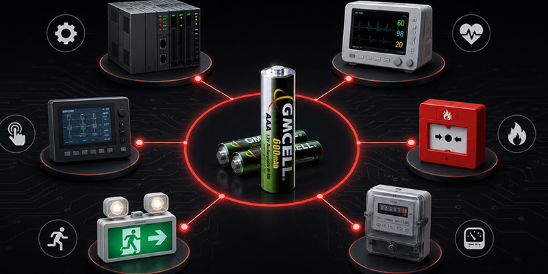 Industrial equipment applications where NiMH battery packs are still used for reliability and long-term support