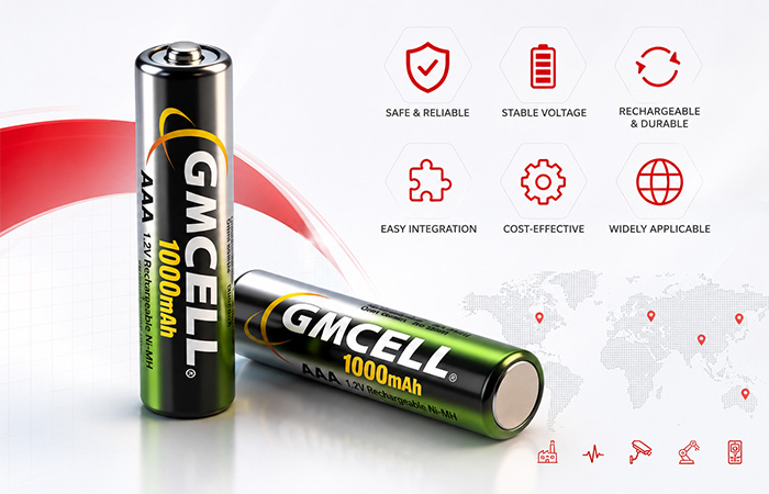 Engineer evaluating NiMH battery packs for industrial, medical, automotive, and embedded device applications